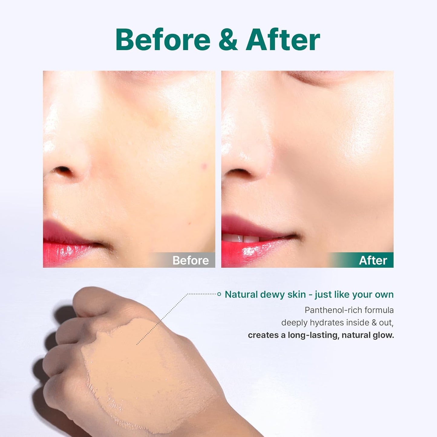 TROIAREUKE BB Cream H+ Formula - Lightweight Tinted Moisturizer with SPF40+ for Dry Skin | Korean Beauty