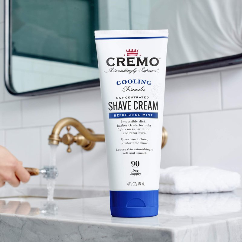 Cremo Cooling Shave Cream, 6 fl oz (Pack of 2)