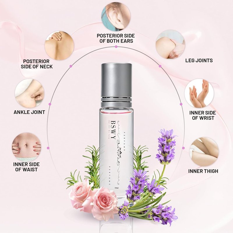 Pheromones Perfume for Women - Long Lasting Roll-On Silk Body Oil | Travel Size 0.34 fl. oz (10ml)