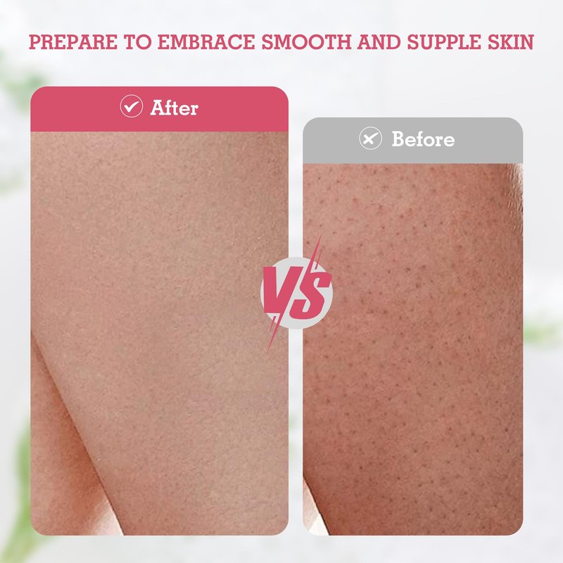 Evridwear Exfoliating Glove Shower Gloves Exfoliate Dead Skin for Dry Sensitive Skin No Irritation with Hanging Loop (White Gentle Exfoliation)