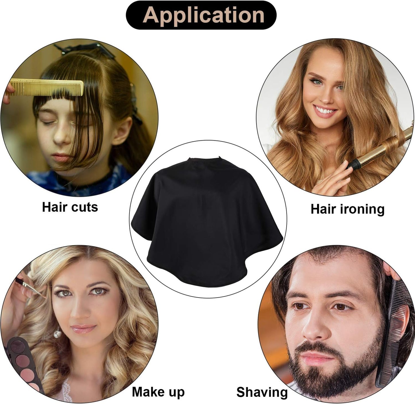 Skiennix Waterproof Beauty Salon Bib - 2 Pcs Barber Dye Cape for Hairdresser Clients | Durable & Stylish