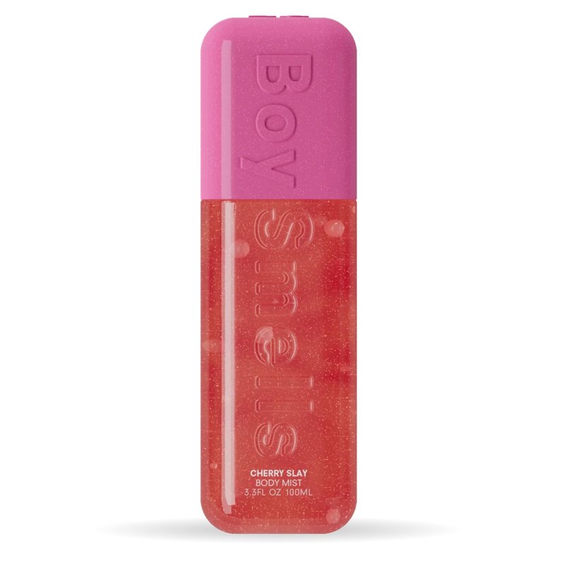 Boy Smells Cherry Slay Hair and Body Mist – 3 oz – Black Cherry, Amaretto & Oakwood – Fruity Shimmer Mist