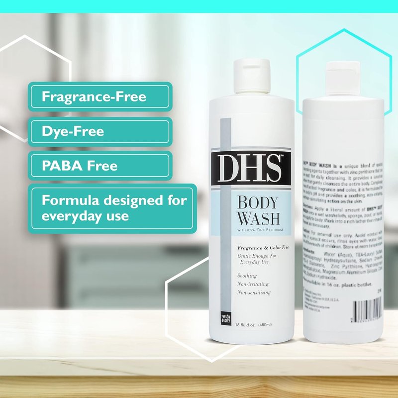 DHS Body Wash - Refreshing Cleanser for All Skin Types | 16 fl. oz.