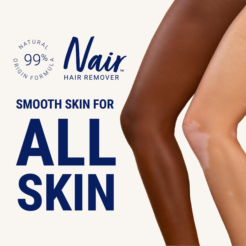Nair Sensitive Hair Remover Wax Ready Strips, Face and Bikini Hair Removal Wax Strips, 40 Count