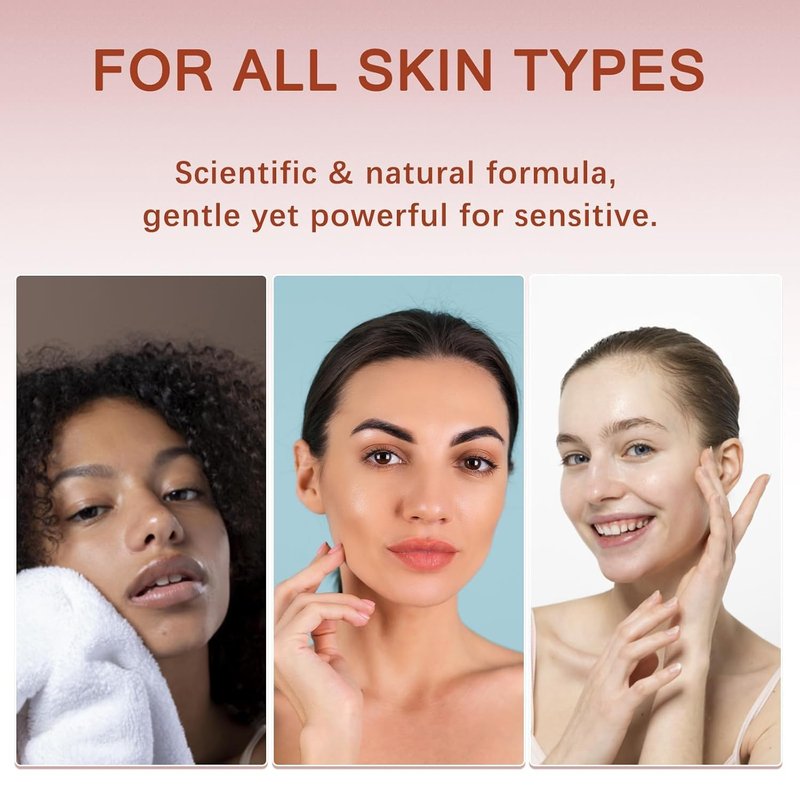 Gentle Facial Hair Removal Cream Kit for Women - Painless Depilatory Solution for Sensitive Skin | 2.37 Fl. Oz, Includes Soothing Cream & Spatula
