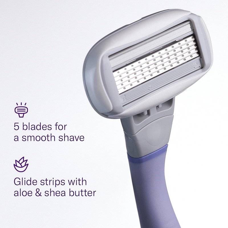 Flamingo Razors for Women Blade Refills + Foaming Shave Gel