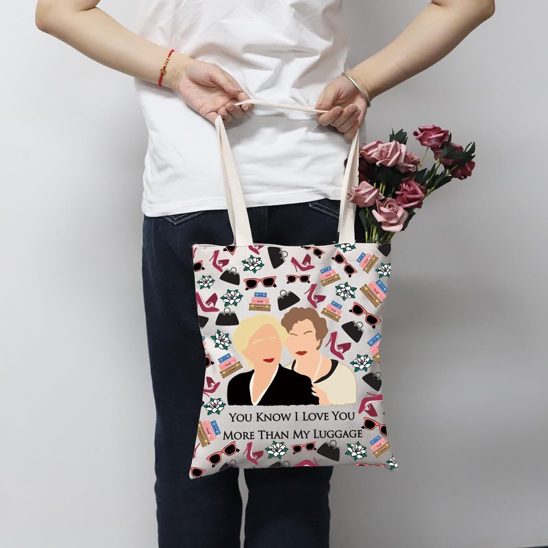MNIGIU Steel Magnolias Gift Steel Magnolias Cosmetic Bag You Know I Love You More Than My Luggage Bag (You Know I Tote)