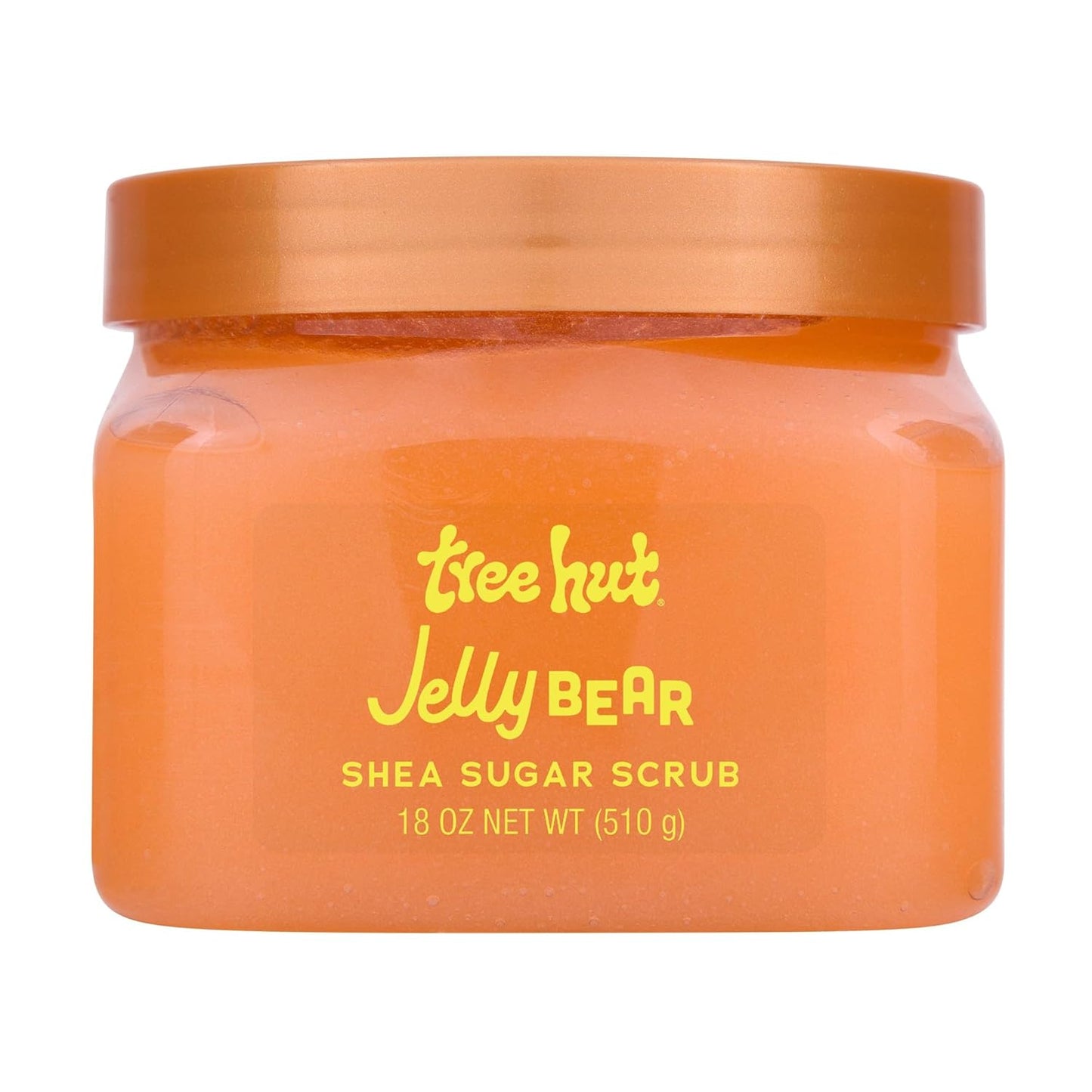 Tree Hut Body Scrub - Exfoliating Jelly Bear Sugar Scrub with Shea Butter & Essential Oils | 18 Oz, Vegan, Smooth Skin