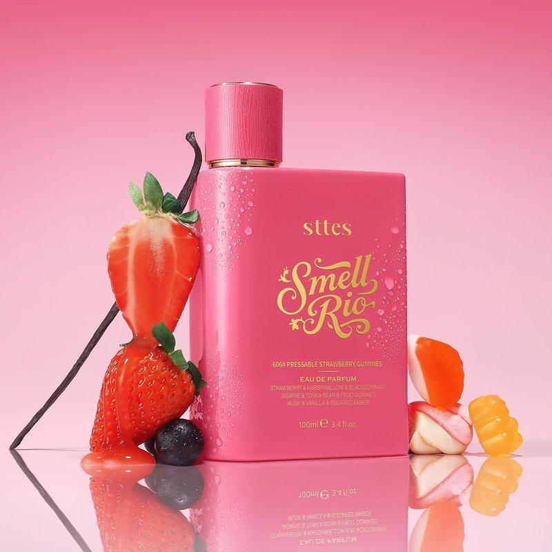 Rio Perfume 606 - Long-Lasting Hair Perfume for Women | Strawberry, Candy, Vanilla & Marshmallow Scent - 100ml (3.4 fl oz)