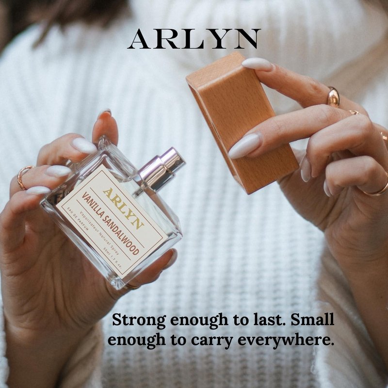 ARLYN Vanilla Sandalwood Eau De Parfum Inspired by Amo.ua.ge Guid.a.nce, Long-Lasting Perfume for Men and Women, Vegan & Eco-Conscious with Clean Ingredients, Pear, Rose, Saffron - 50ml / 1.7 oz