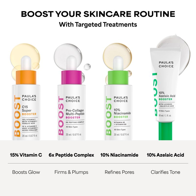 Paula’s Choice BOOST 10% Azelaic Acid Booster Cream Gel, Oil-Free Serum Fades Discoloration & Post-Blemish Marks, with Licorice Extract & Salicylic Acid, Fragrance-Free, 1 Fl Oz