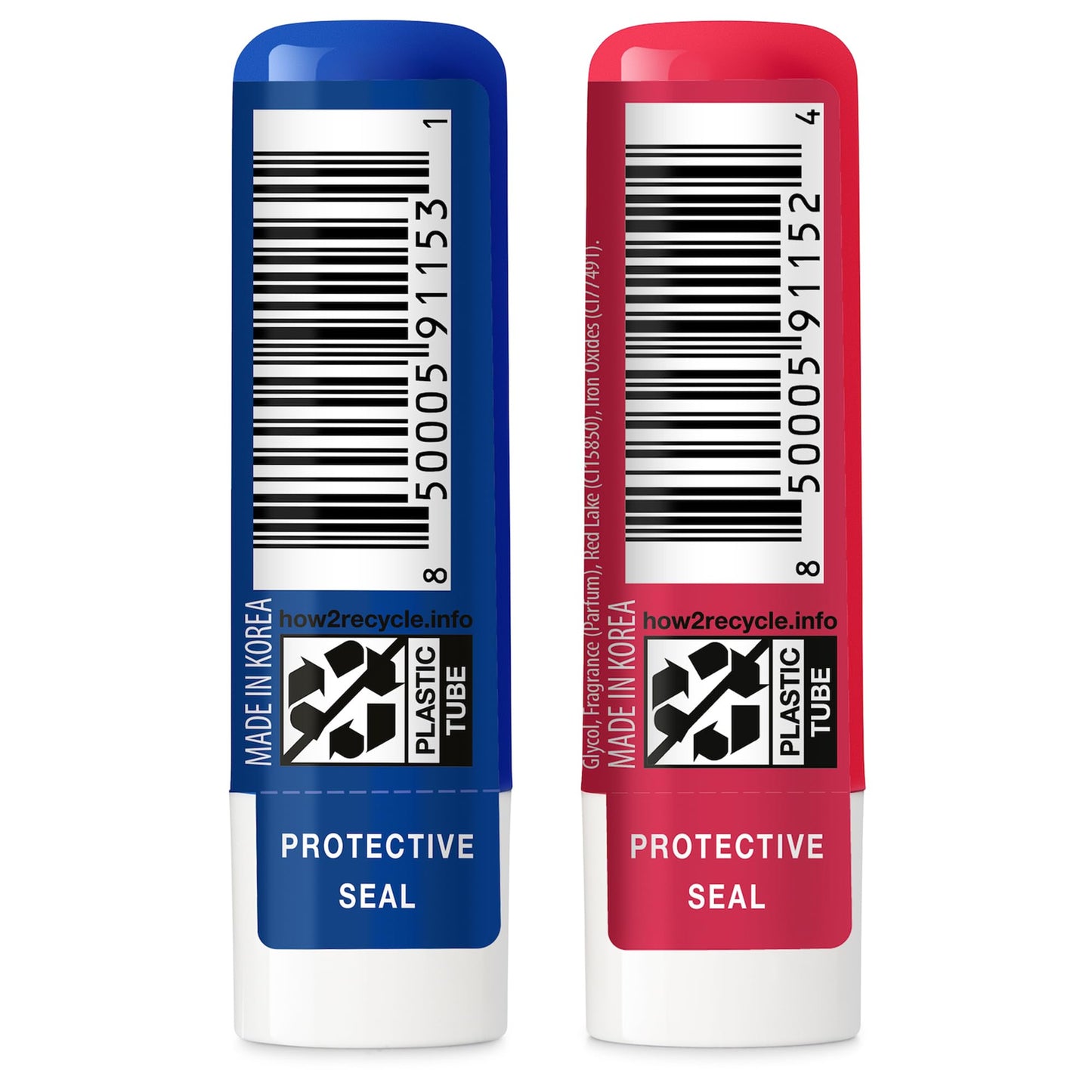 Vaseline Lip Therapy Bulk Lip Balm Rosy Lips & Original 12-Packs, 24 Sticks Total, 0.16 Oz Ea