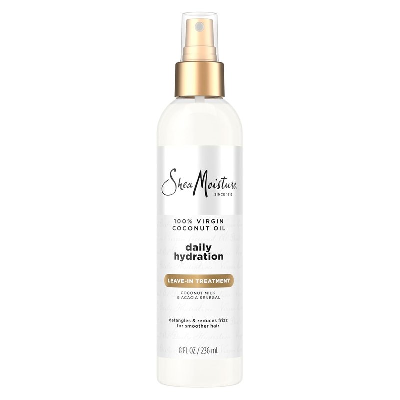 SheaMoisture 100% Virgin Coconut Oil Leave-In Treatment - Nourishing Hydration | 8 Ounce