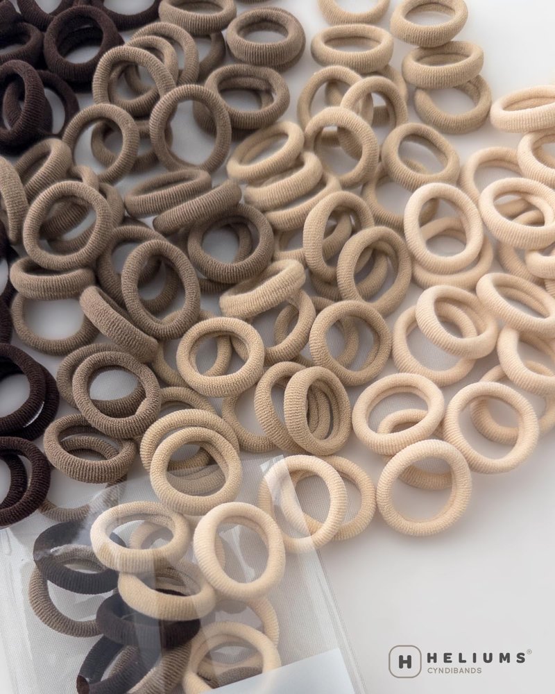 Extra Small Hair Ties - No Damage Mini 0.7 Inch Soft Seamless Bands for Toddlers & Kids - 40 Count | Black