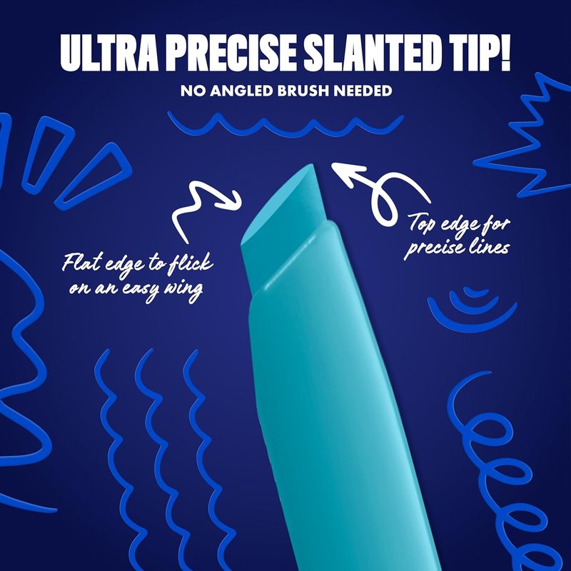 NYX Epic Inky Stix Eyeliner - Waterproof Cream Gel Formula | 24HR Wear, 07 Cyber Cyan (Matte Electric Blue)