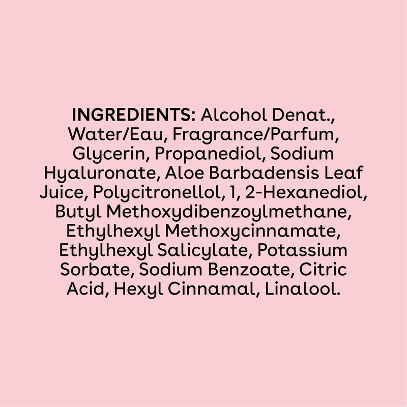 eos Cashmere Body Mist, Jasmine Peach, Body Spray for Women, Hair Mist, Floral Perfume, Moisturizing, Hyaluronic Acid, Glycerin, Vegan, Cruelty-free, 6 fl oz