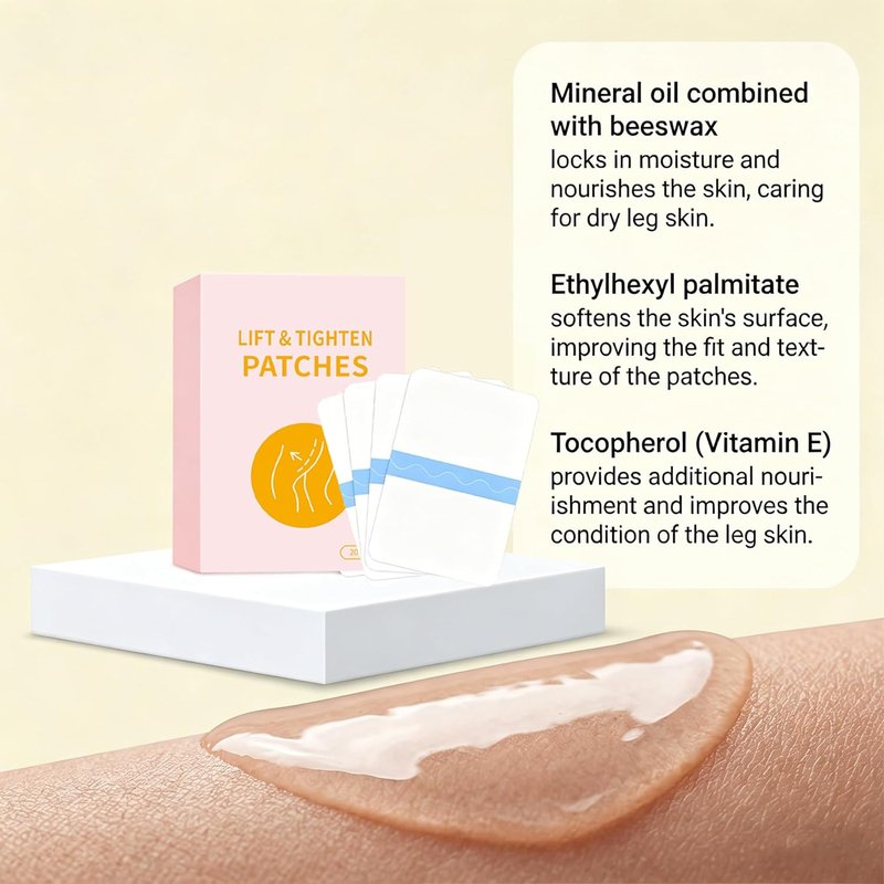 Body Lifting Patches - Transparent Skin Tightening Tape for Legs, Abdomen & Buttocks | 20 PCS