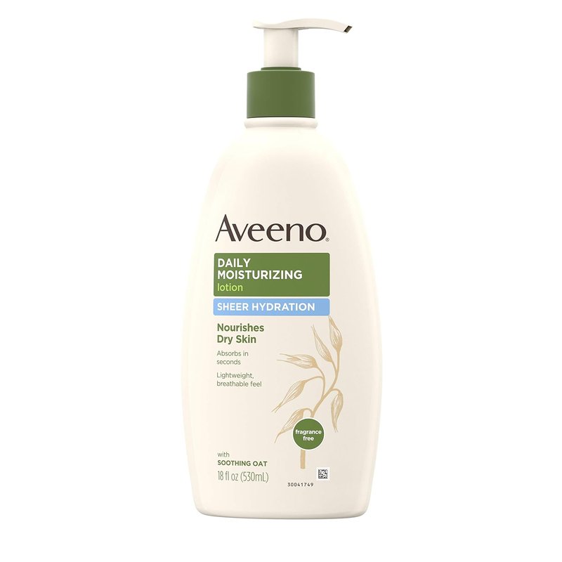 Aveeno Sheer Hydration Daily Moisturizing Lotion - Lightweight, Fast-Absorbing Formula for Dry Skin | 18 fl. oz