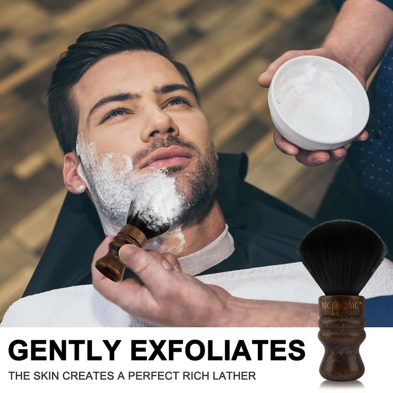 Large Barber Neck Duster Brush - Professional Cleaning Tool for Hair Cutting | Ideal Gift for Men & Dads