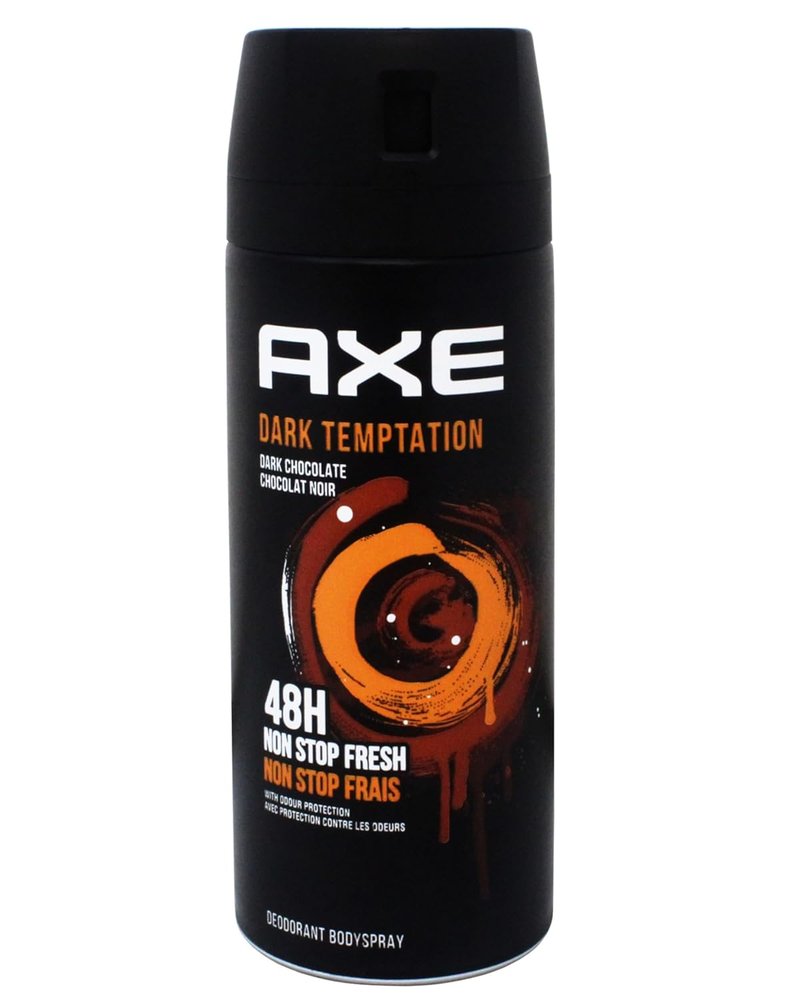 Axe Body Spray - Dark Temptation Deodorant for Long-Lasting Odor Protection | 5.1 oz, 4 Count