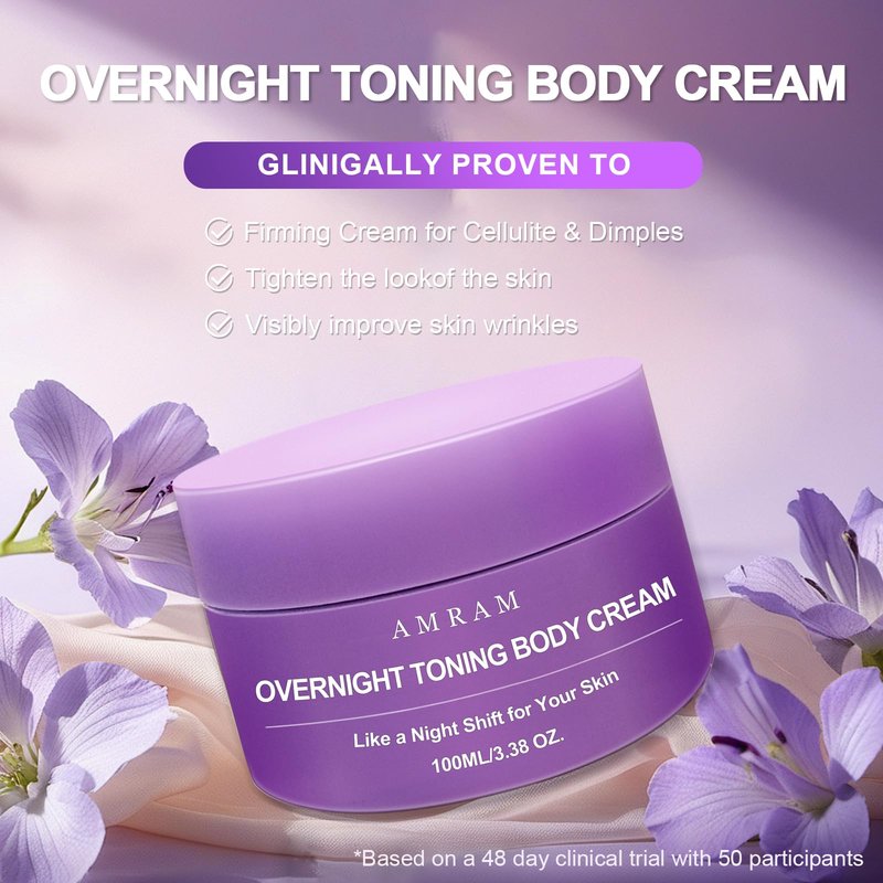 AMRAM Overnight Toning Whip, Skin Tightening, Body Firming Whip That Works While You Sleep, Firming Cream For Loose Skin On The Body(100ml)
