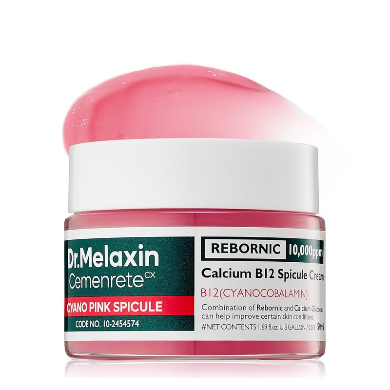 Dr. Melaxin Cyano Pink Spicule Cream - Dark Circle & Fine Line Treatment with Calcium & Vitamin B12 | 1.69 fl. oz.