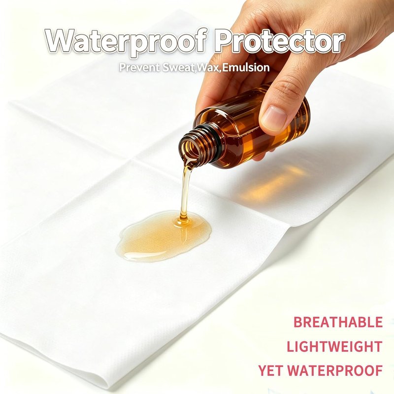 Skiennix Disposable Massage Table Sheets - 100 PCS Extra Thick Waterproof Covers | 75"x31" Ultra Soft White Non-Woven Fabric