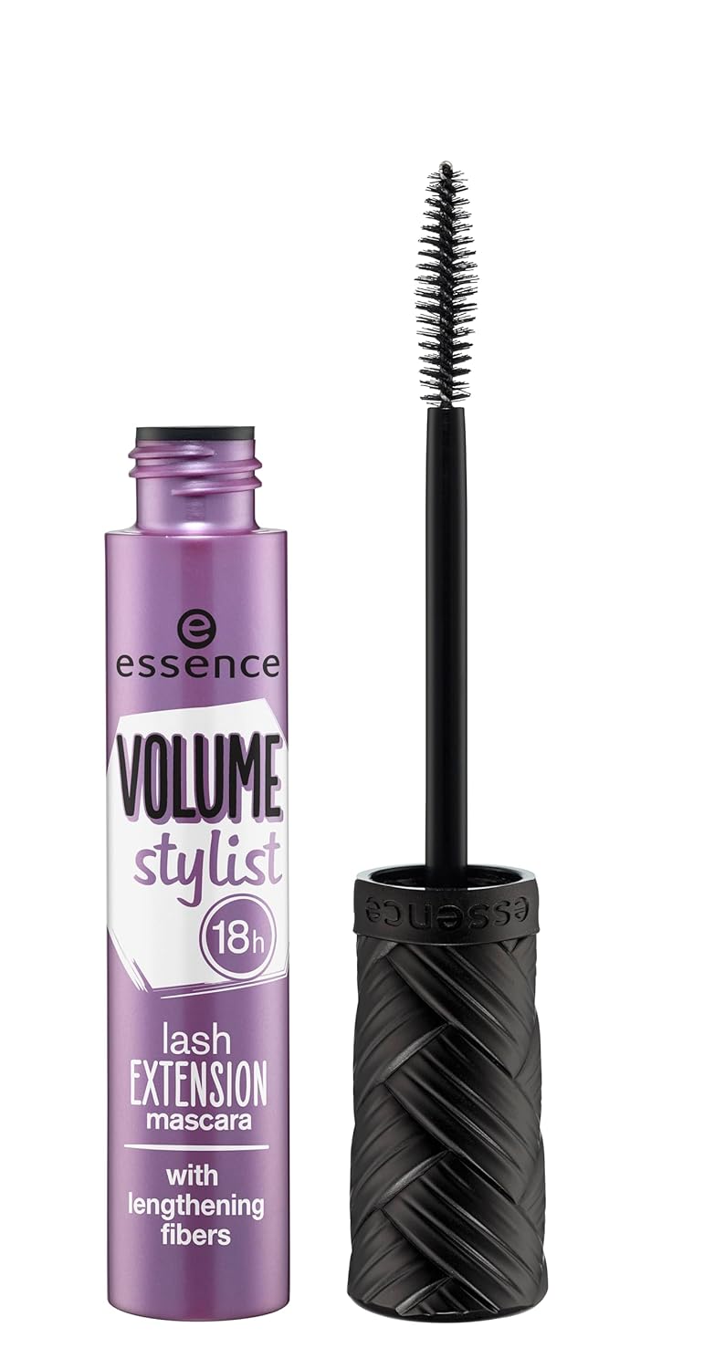 Volume Stylist Lash Extension Fiber Mascara - 18Hr Long-Lasting, Cruelty-Free | Black