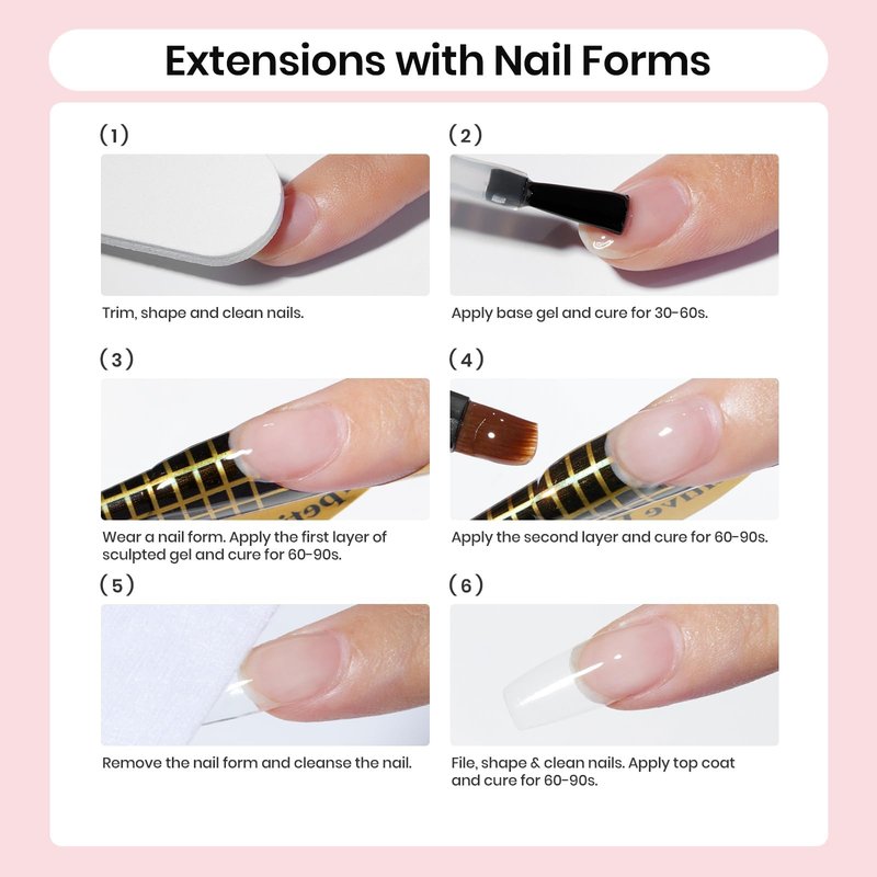 Beetles Hard Gel, Ivory Veil 1 oz 9 in 1 Nail Extension,Sculpting,Building Instant Apex for Salon Professionals,Jelly White Builder Nails Gel,UV & LED Lamp Needed
