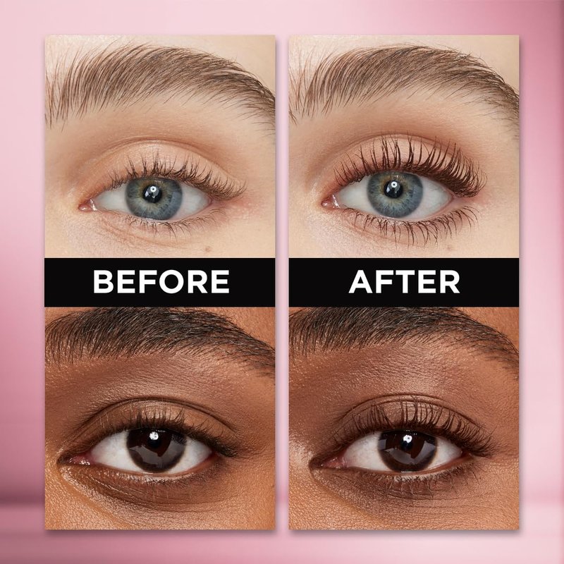L'Oreal Paris Voluminous Lash Paradise Mascara - Intense Length & Voluptuous Volume, Latte Brown, 0.28 Fl Oz