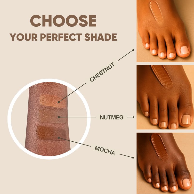 Regine Switzerland Toe Corn Makeup - Instant Coverage for Corns & Blemishes | Waterproof | Mocha