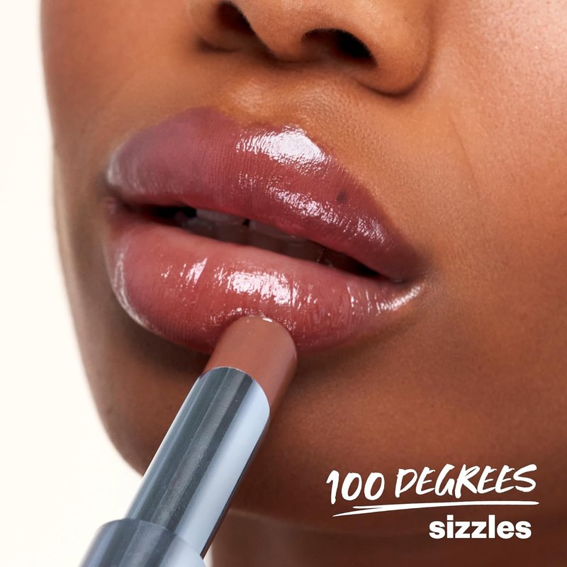 Kosas Moisturizing Shiny Sheer Lipstick - Ceramides, Hyaluronic Acid & Mango Butter | 100 Degrees