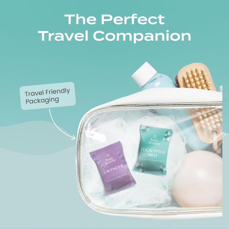 Body Restore Shower Steamers Aromatherapy 15 Pack – Fathers Day Gift for Dad, Luxury Spa Gifts for Men, Stress Relief & Relaxation Self Care – Premium Eucalyptus Essential Oil Tablets