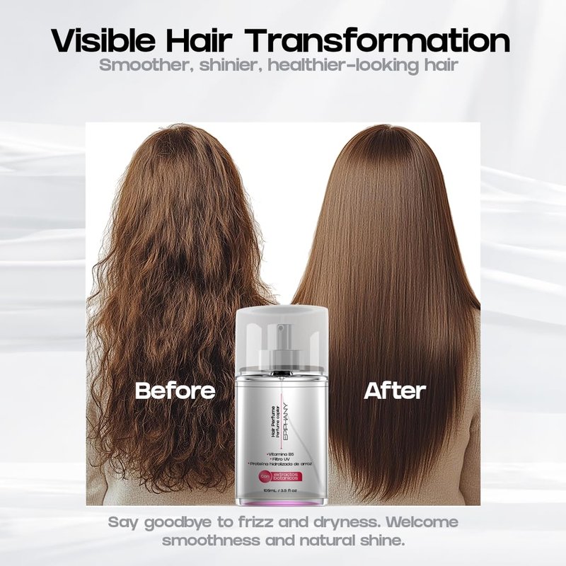 Epiphany Hair Perfume for Women – Long-Lasting Scented Hair Mist with Aloe, Vitamin E & Botanical Extracts – Refreshes, Deodorizes & Revives Shine – Lightweight, Sulfate-Free Hair Fragrance Spray