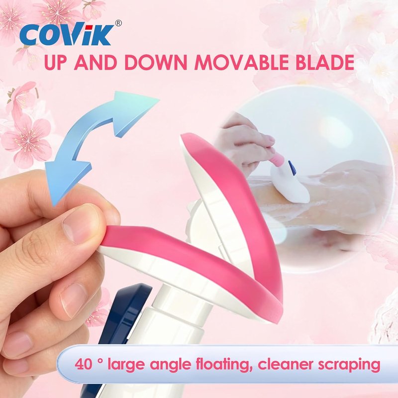Mini Razors for Women - 5-Blade Travel Razor in Pink | Compact & Convenient