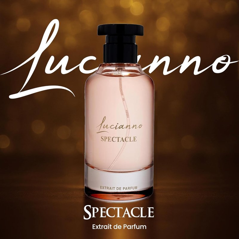 Lucianno Extrait De Parfum 100mL - Long Lasting Unisex Fragrance | Oriental Spicy Scent with Orange Blossom & White Amber