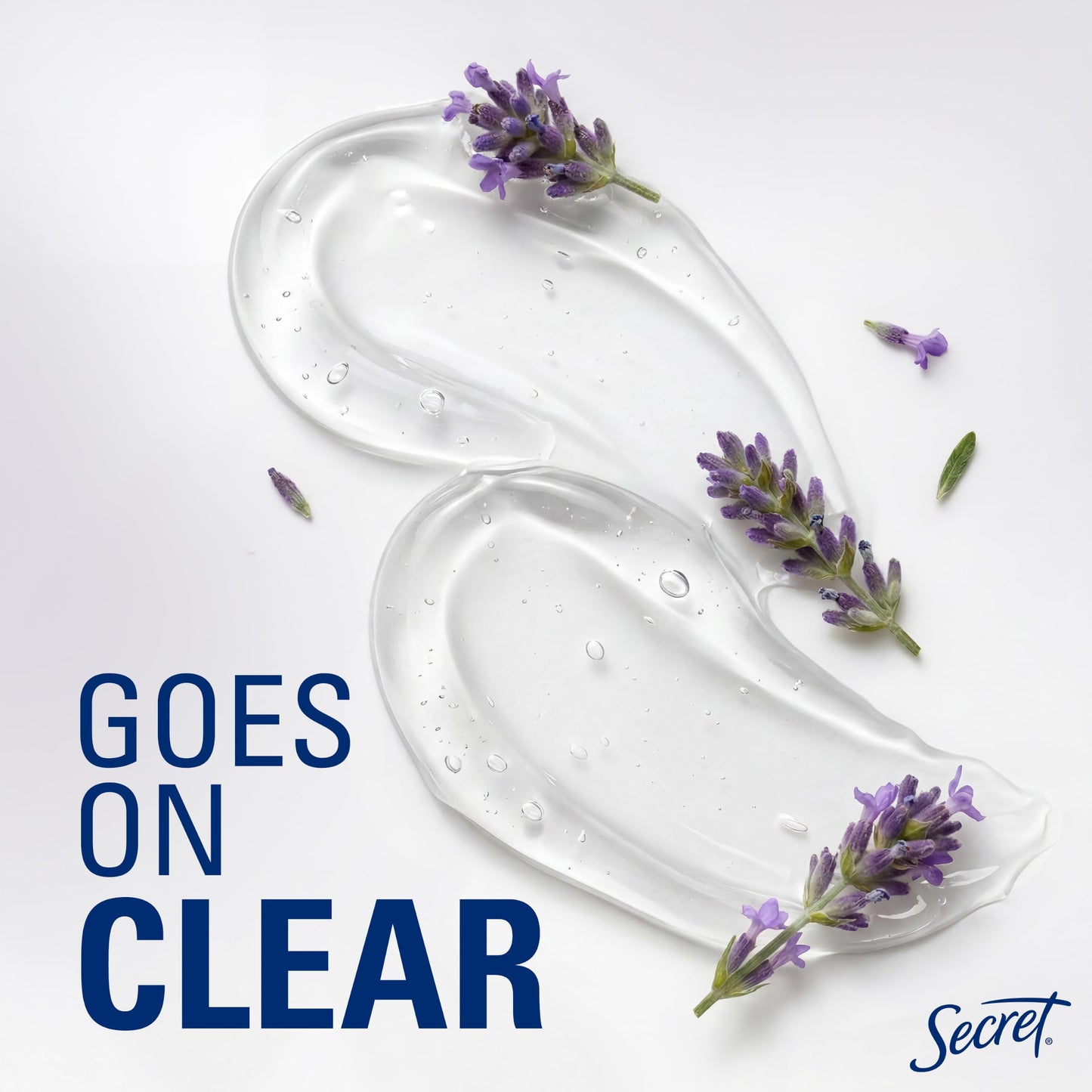 Secret Fresh Antiperspirant Deodorant for Women, 72hr Breathable Sweat & Odor Protection, Instant Freshness & Gentle, PH Balancing Minerals, Clear Gel, Relaxing Lavender Scent, 3.4 oz