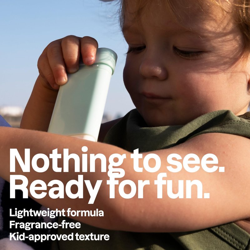 ATTITUDE Baby Mineral Sunscreen Face Stick SPF 50, Broad Spectrum Zinc Oxide, EWG Verified, Non-Nano, Gentle Lightweight Non-Greasy, Vegan, Unscented, 0.53 oz