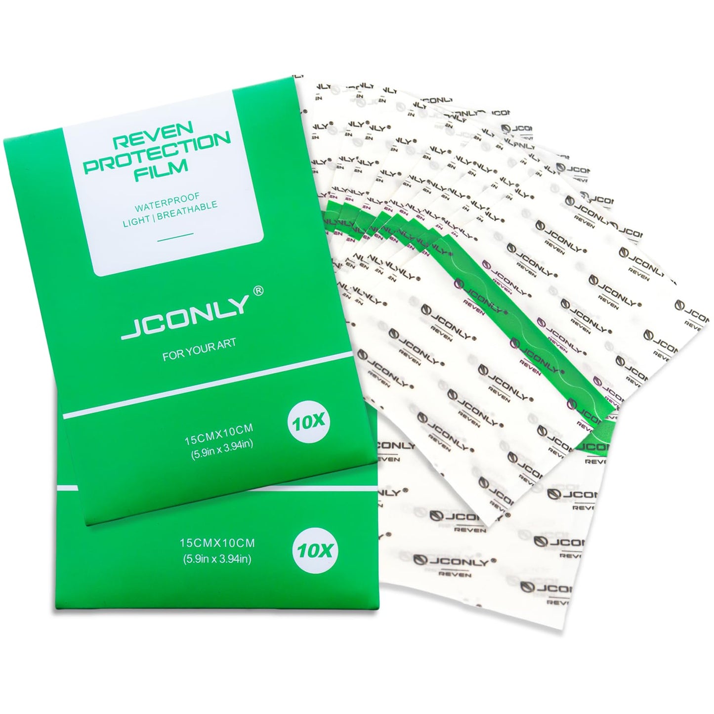 Tattoo Aftercare Bandage - Waterproof Tattoo Transparent Film 20 Pack 5.9" x 3.9" Tattoo Cover Up Tape, Second Skin Tattoo Bandage Wrap for Initial Healing Protective and Skin Repair