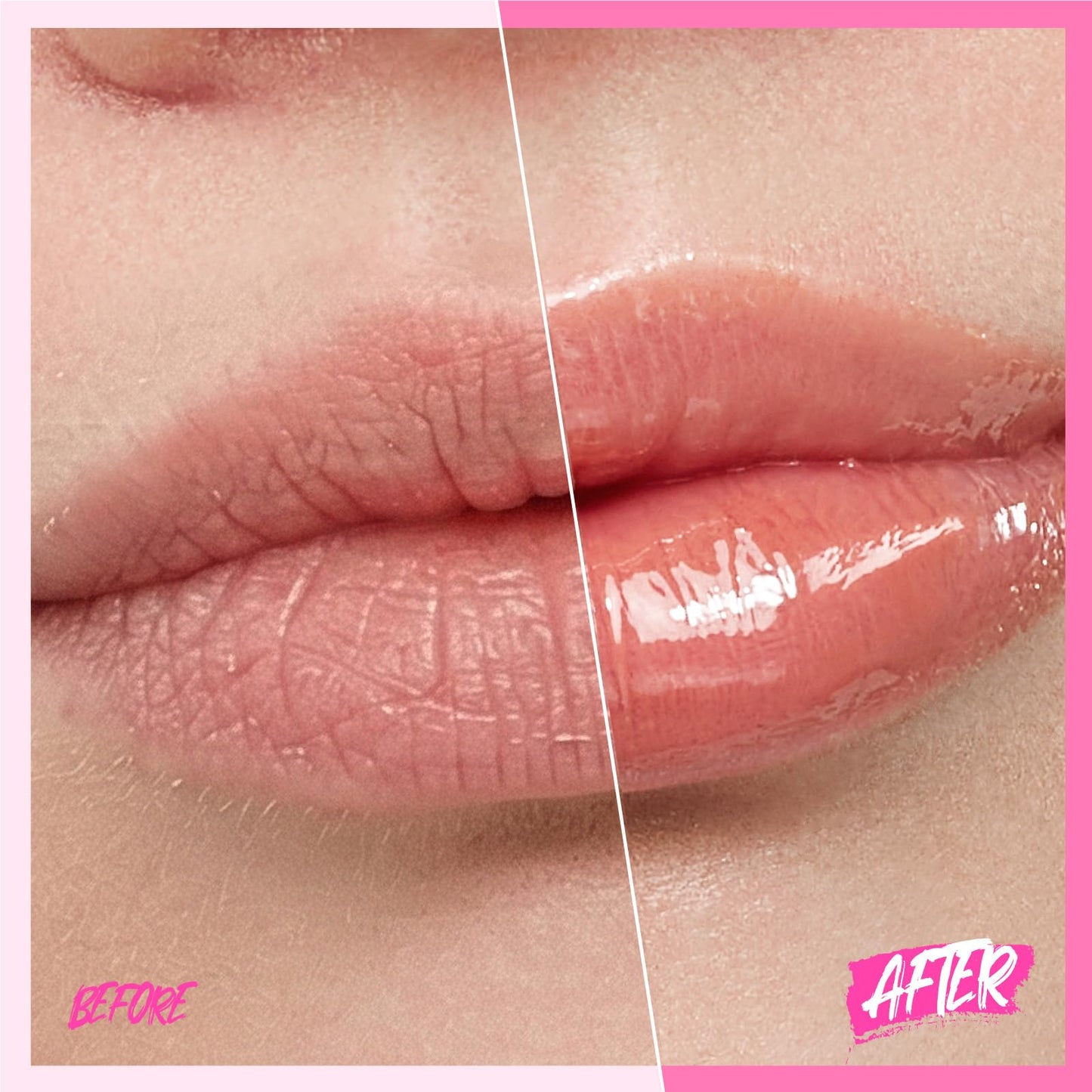 SKINTIFIC Peptide Brightening Lip Serum(01U Baby Pink-Update), Hydrating & Plumping Tinted Lip Gloss, Moisturizing Lip Balm with Polypeptides & Squalane for Glossy Sheer, Less Sweet