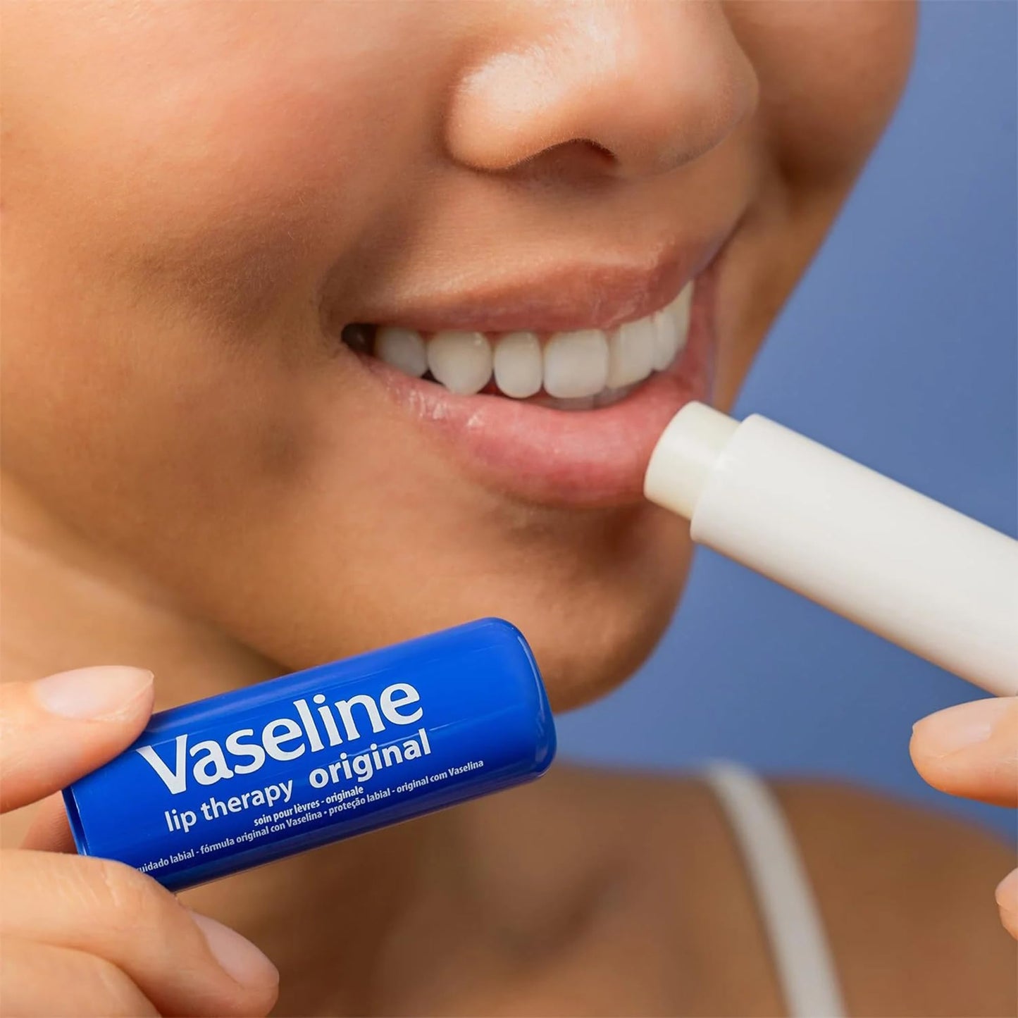 Vaseline Lip Therapy Bulk Lip Balm Rosy Lips & Original 12-Packs, 24 Sticks Total, 0.16 Oz Ea