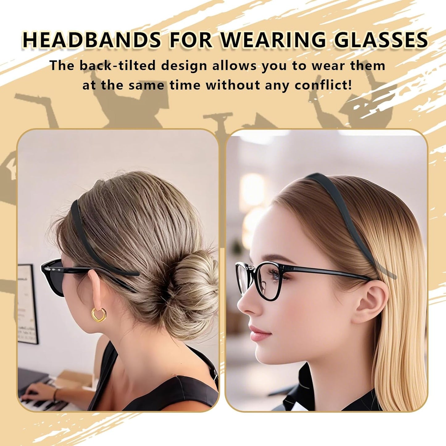 Tryly Graduation Cap Headband Insert - 2 Pack Anti-Slip Stabilizer for Eyeglasses | Perfect Graduation Gift