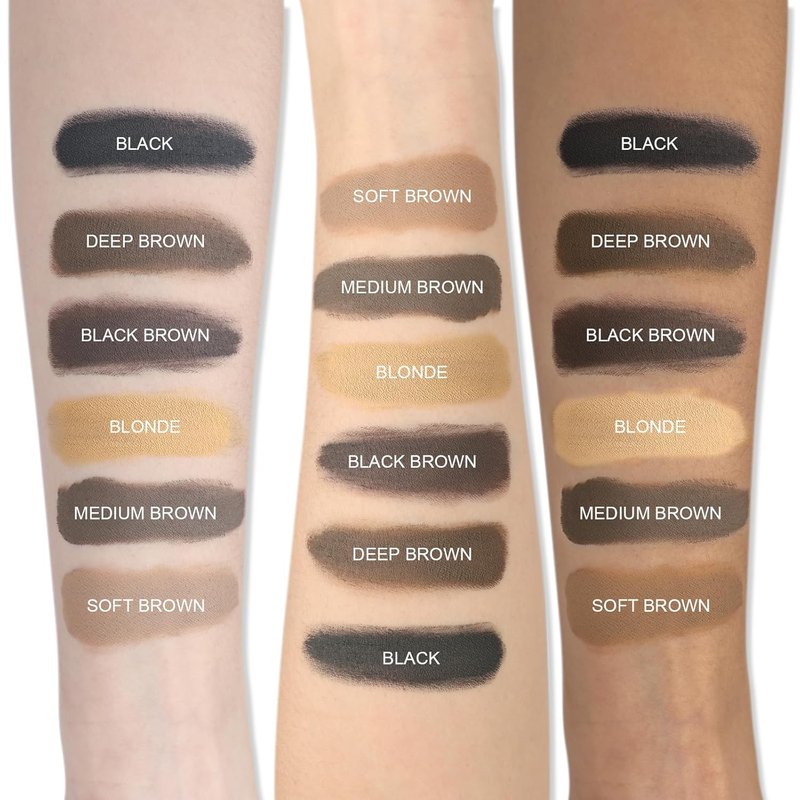 Skiennix Brow Super Fluff Eyebrow Mousse - Volumizing, Tinted, Waterproof Formula in Medium Brown