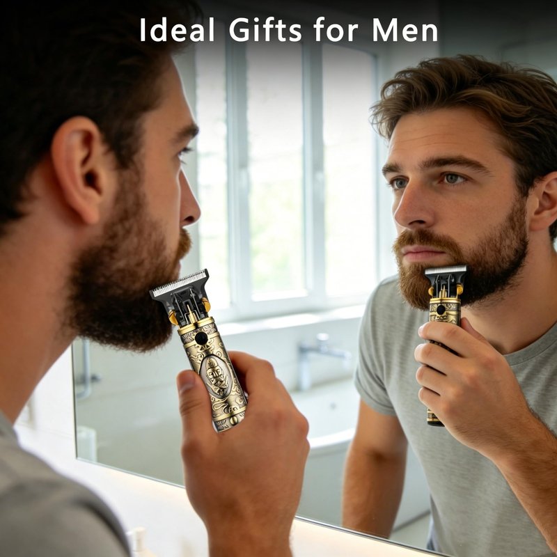 AMULISS Professional Mens Hair Clippers Zero Gapped Cordless Hair Trimmer Professional Haircut & Grooming Kit for Men Rechargeable LED Display