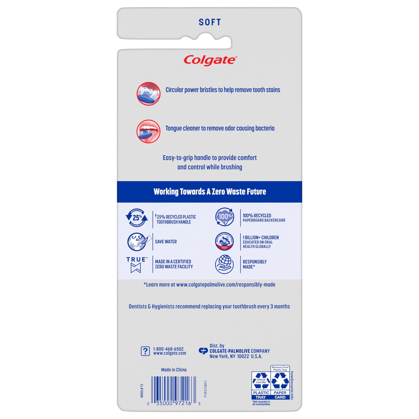 Colgate Extra Clean Toothbrush, Soft Toothbrush for Adults