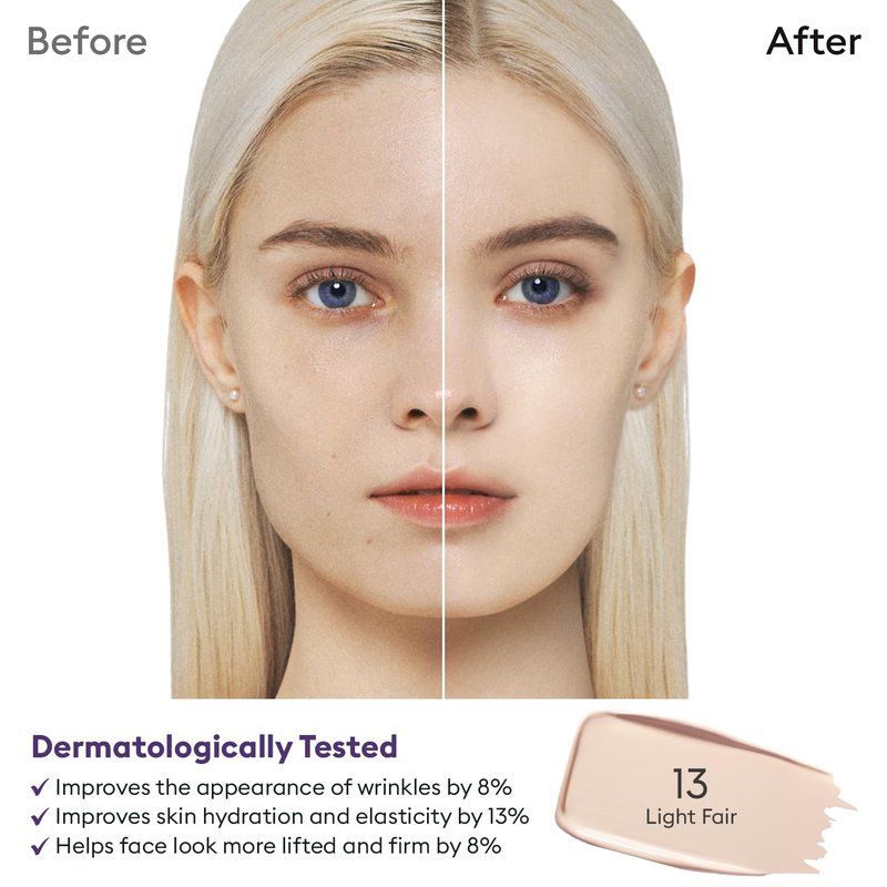 MISSHA M PERFECT COVER SERUM BB CREAM No.13 Light Fair- Fair with Cool Undertone, Skin Tint, Tinted Moisturizer, Skin Care Foundation Makeup, Korean Makeup,1.18 Fl oz