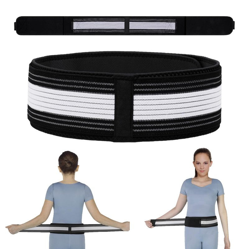 Waist Belt Sacroiliac Hip Belt, Lumbar Support Sciatica Pain Relief, Sacroiliac SI Joint - Lower Back Support Brace for Women and Men, Non-Slip and Adjustable & Breathable Back Pain Relief (Medium)