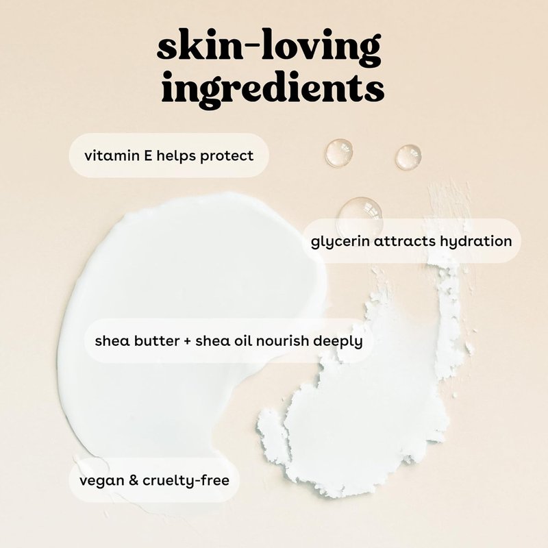 Eos Shea Better Body Lotion - Vanilla Cashmere, 24-Hour Moisture, Lightweight & Vegan | 16 fl oz