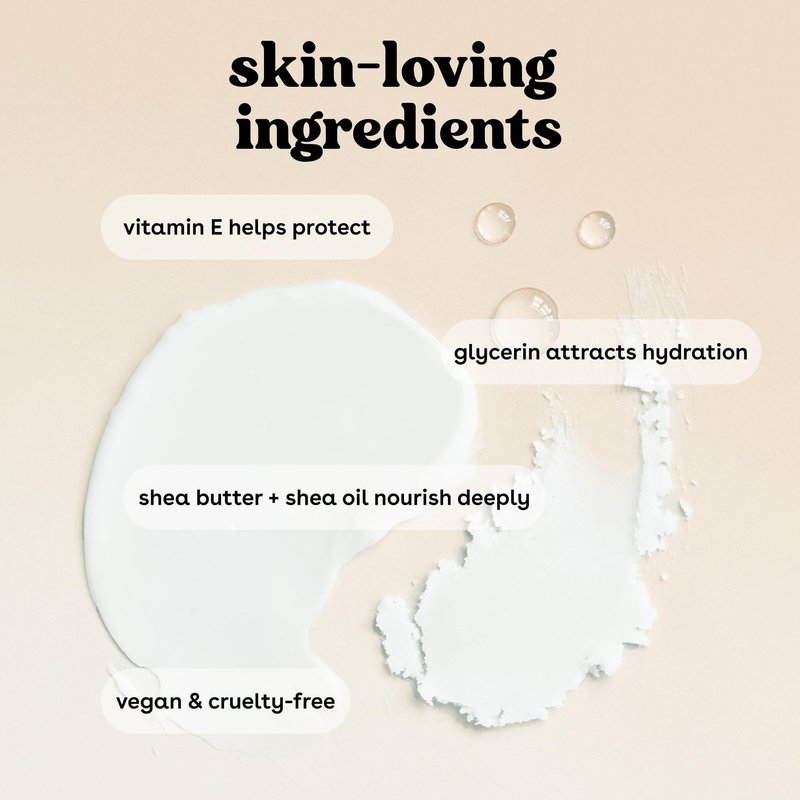 eos Shea Better Body Lotion Jasmine Peach, 24-Hour Moisture Skin Care, Lightweight & Non-Greasy, Natural Shea, Vegan, 16 fl oz