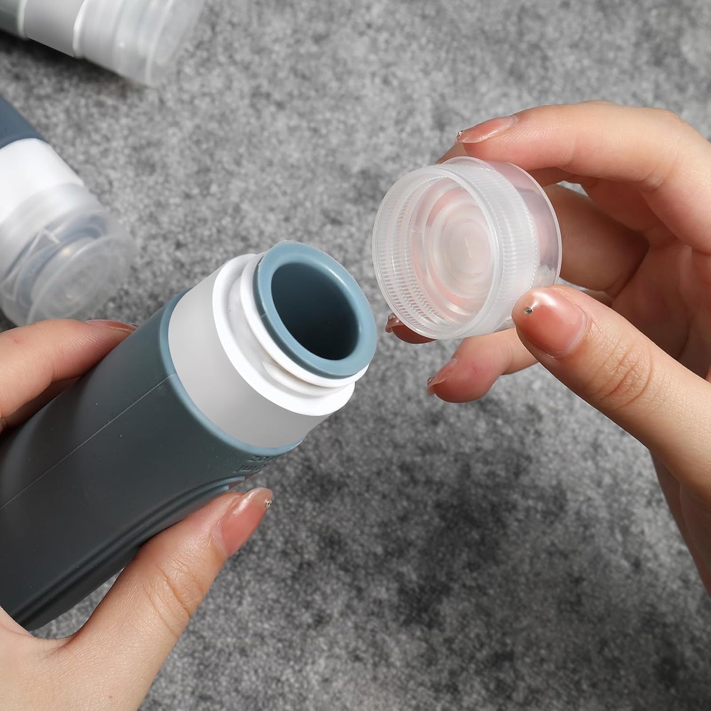 Travel Bottles for Toiletries - TSA Approved 3oz Leak Proof Containers | 5 Pack BPA Free Travel Accessories